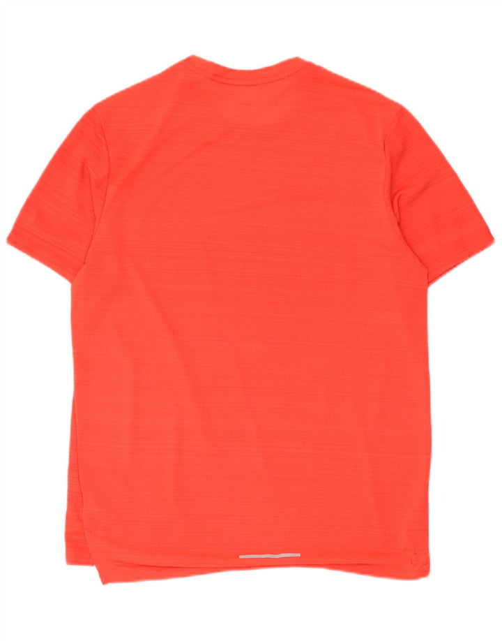 Мужская футболка Nike Dri Fit из полиэстера среднего размера в красную полоску