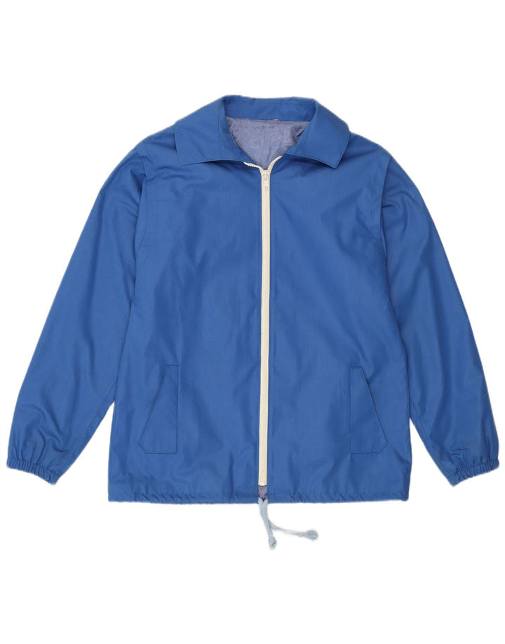 Женский бомбер VINTAGE UK 12, средний синий полиэстер