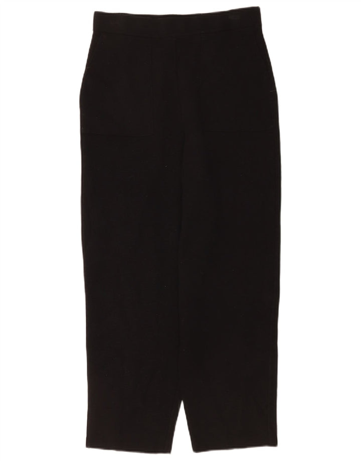 Женские укороченные брюки Zara Medium W28 L24 Черные из вискозы