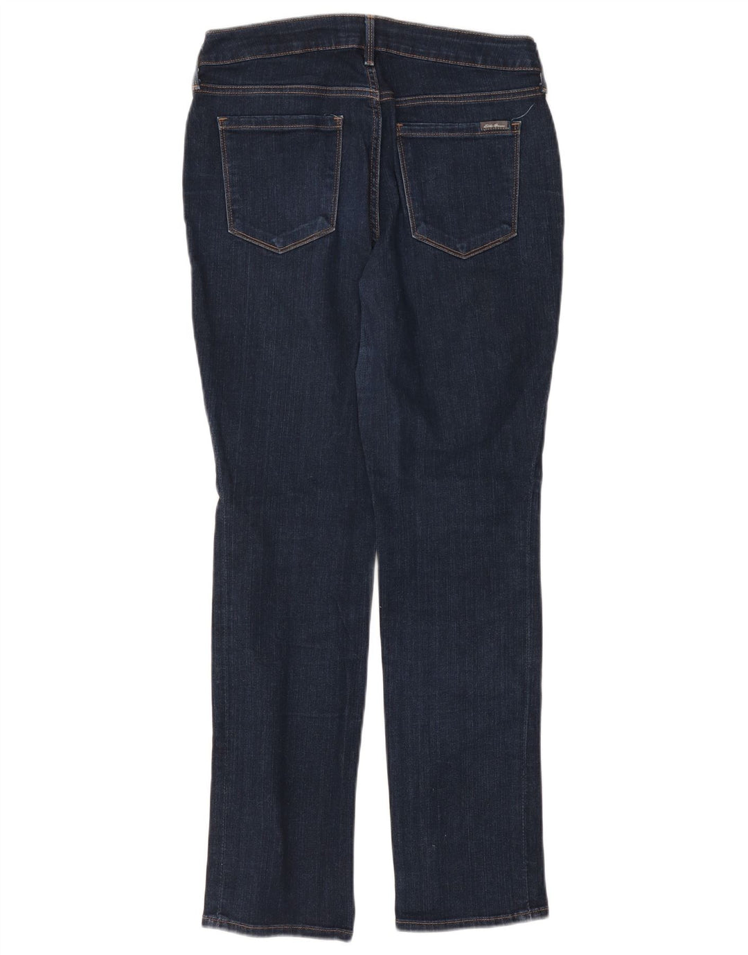 Женские прямые джинсы Eddie Bauer US 8, средние W29 L29, темно-синие, хлопковые