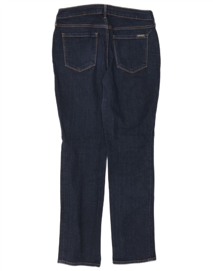 Женские прямые джинсы Eddie Bauer US 8, средние W29 L29, темно-синие, хлопковые