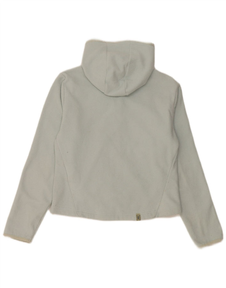 Женская укороченная флисовая куртка с капюшоном Helly Hansen UK 10, маленький синий полиэстер