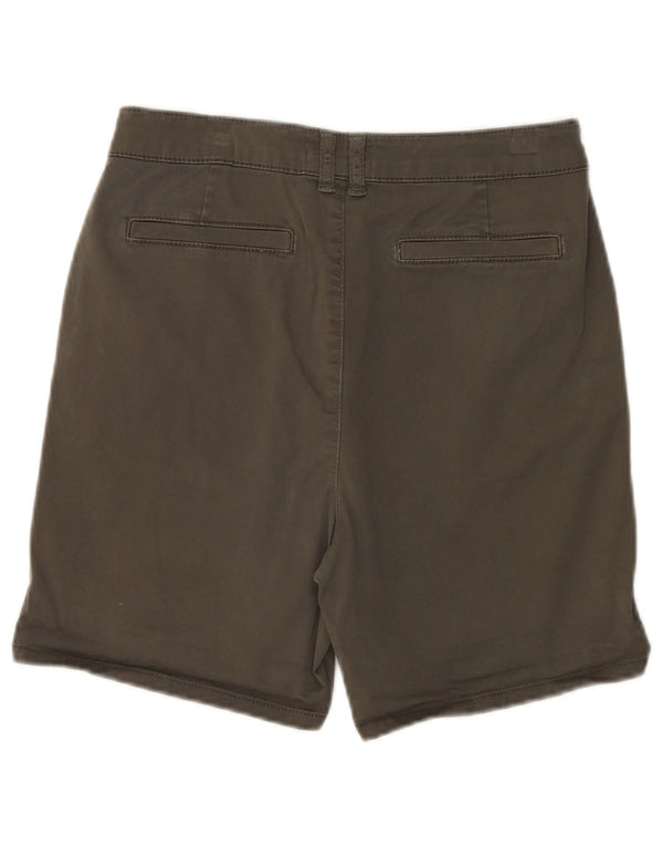 Женские шорты чинос MINT VELVET UK 10, маленькие W28, зеленый хлопок