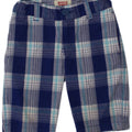LEVI'S Boys Chino Shorts 2-3 Years W20  Blue Check Cotton