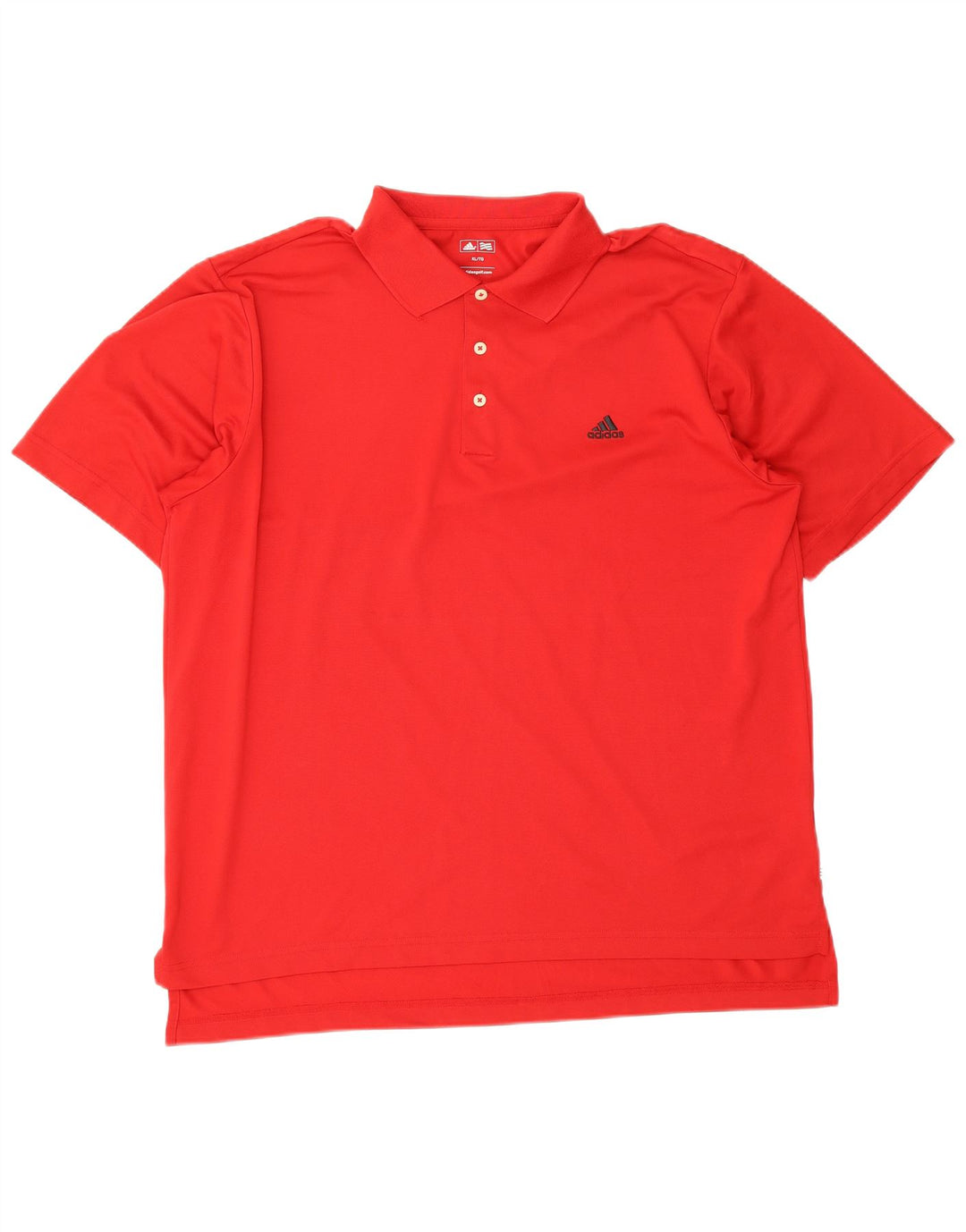 Мужская рубашка-поло Adidas XL, красный полиэстер