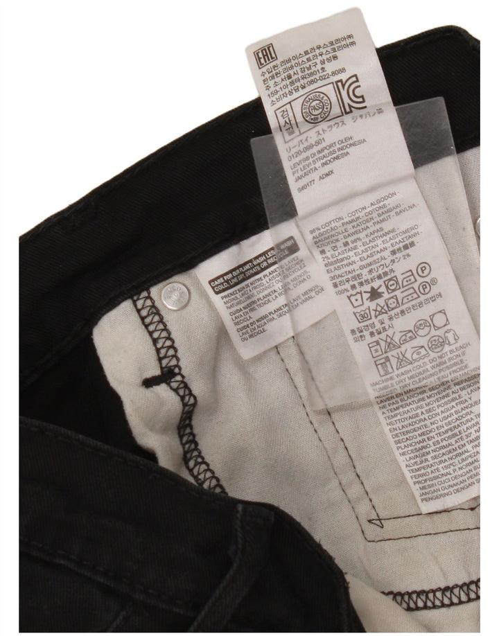 Женские джинсы LEVI'S 511 Slim W32 L32, черный хлопок