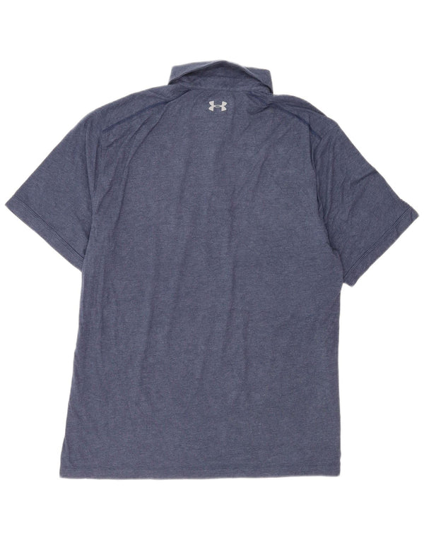 Мужская рубашка-поло свободного кроя Under Armour XL, темно-синяя