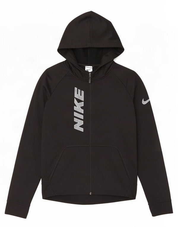 Джемпер с капюшоном Nike для мальчиков 13–14 лет, XL, черный полиэстер