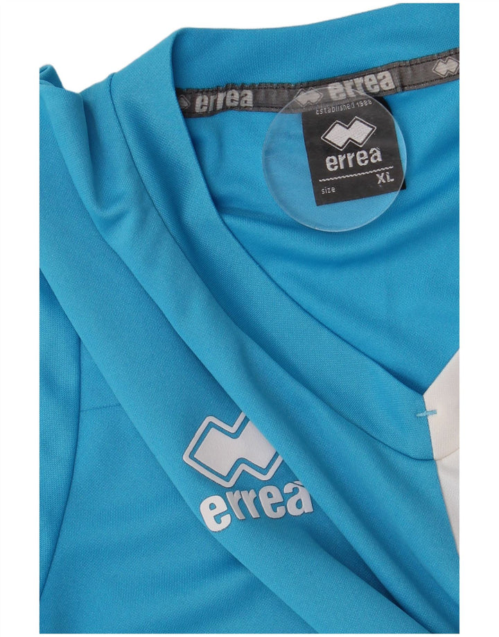 Мужская футболка Errea Top XL синяя с цветными блоками
