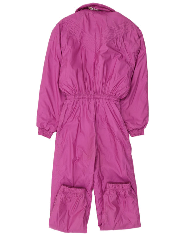 ALASCA Womens Loose Fit Ski Jumpsuit UK 10 Small W26 L30 Purple Polyamide
