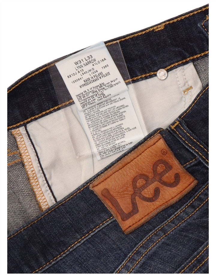 Женские узкие узкие джинсы LEE Lynn W31 L29, синий хлопок