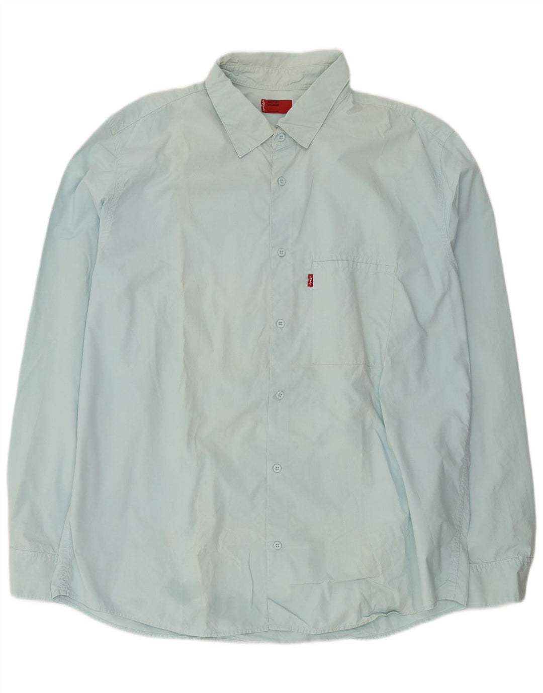 Мужская рубашка Levi's 2XL, синяя, хлопок