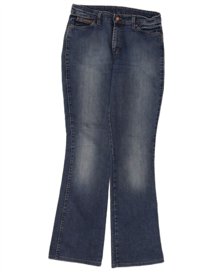 Женские расклешенные джинсы Wrangler W32 L32, синий хлопок