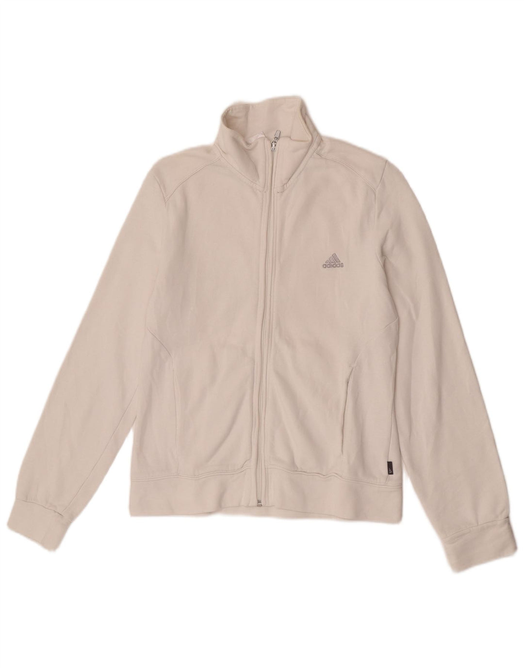 Женский спортивный костюм Adidas Top Jacket UK 12, средний белый хлопок
