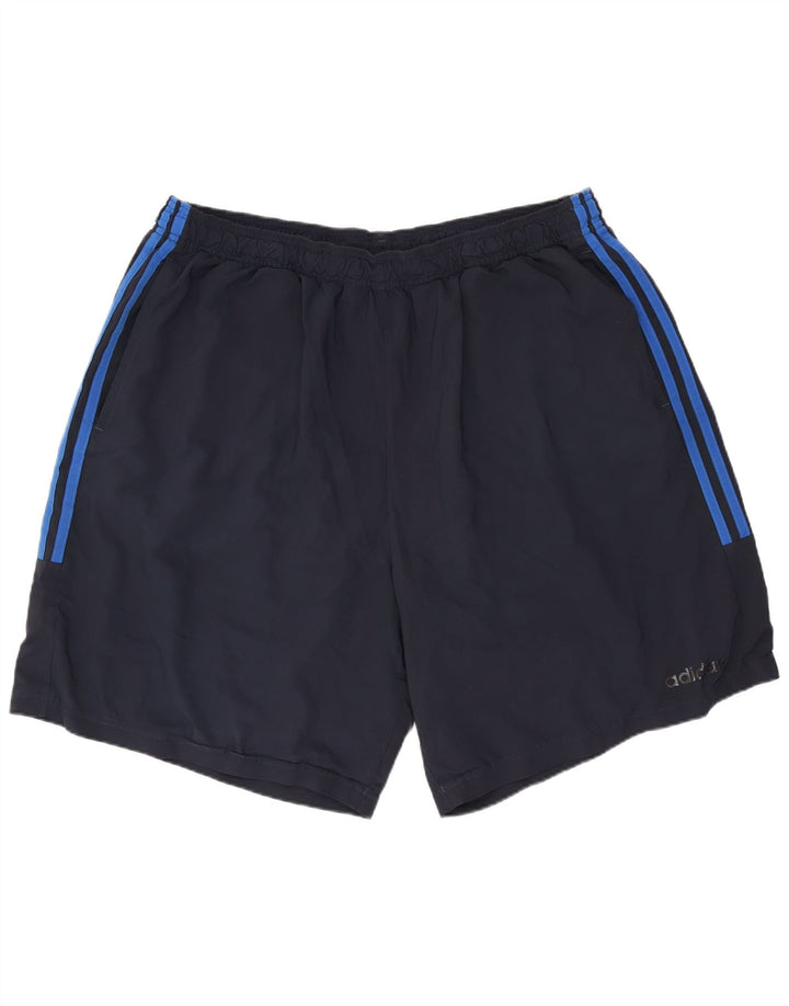 Мужские спортивные шорты ADIDAS 2XL темно-синие из полиэстера