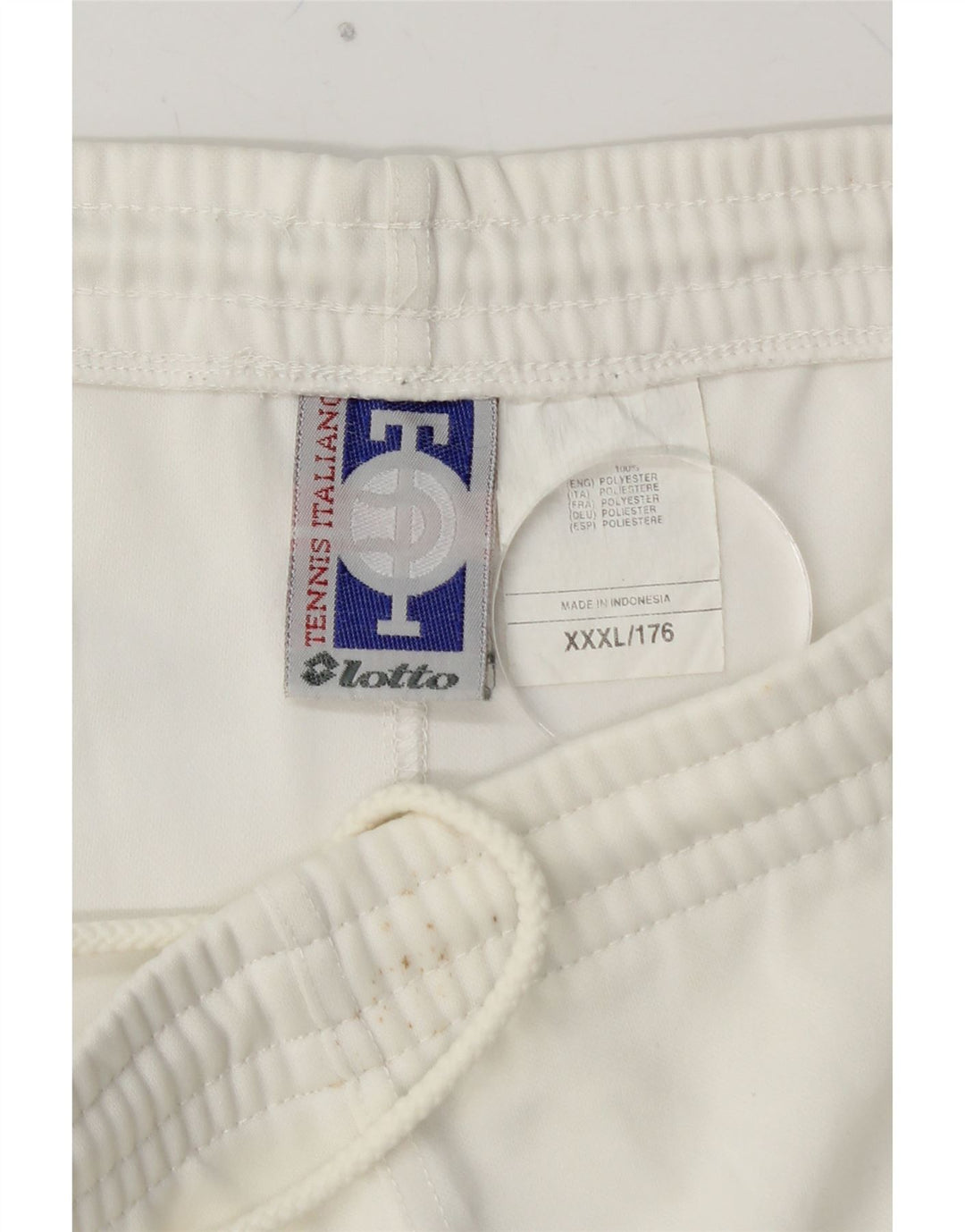 LOTTO Спортивные шорты с рисунком для мальчиков 15-16 лет, 3XL, белый полиэстер