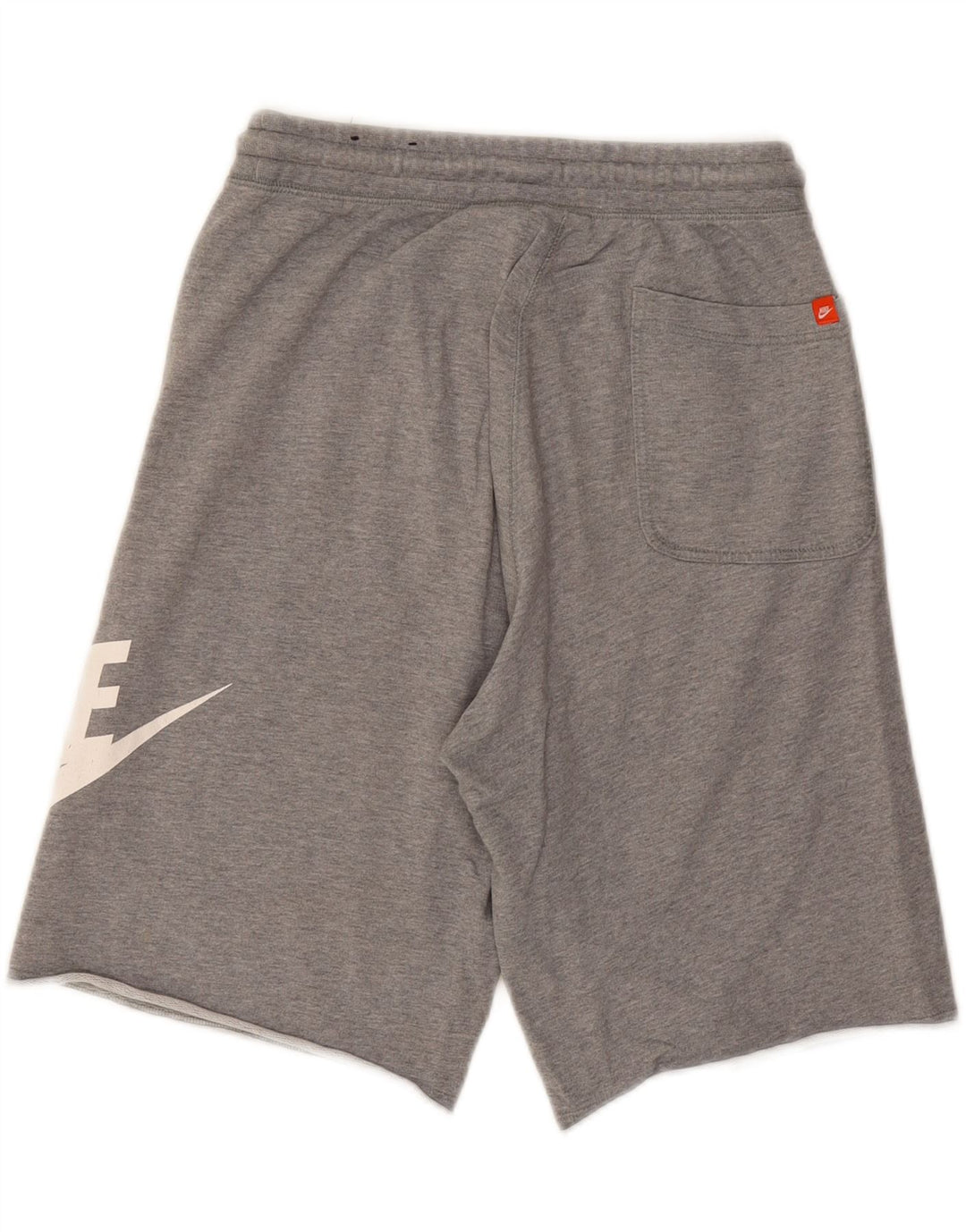 NIKE Mens Graphic Sport Shorts Small Grey Cotton Vintage Nike and Second-Hand Nike from Messina Hembry 