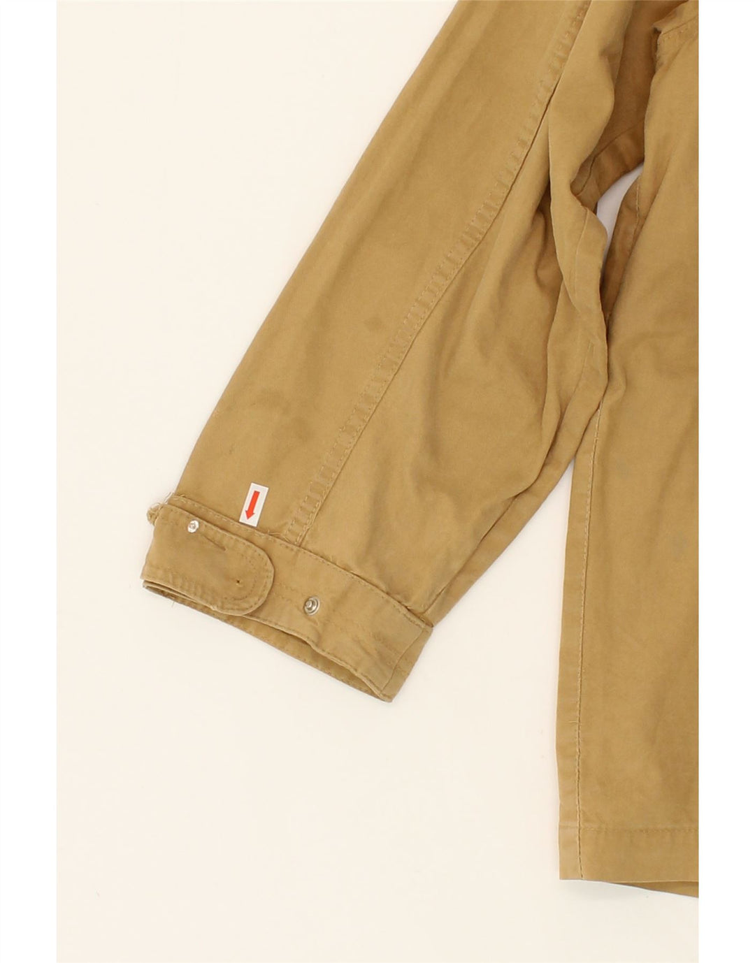 POLBOT Mens Utility Jacket UK 36 Small Beige Polyester Vintage Polbot and Second-Hand Polbot from Messina Hembry 