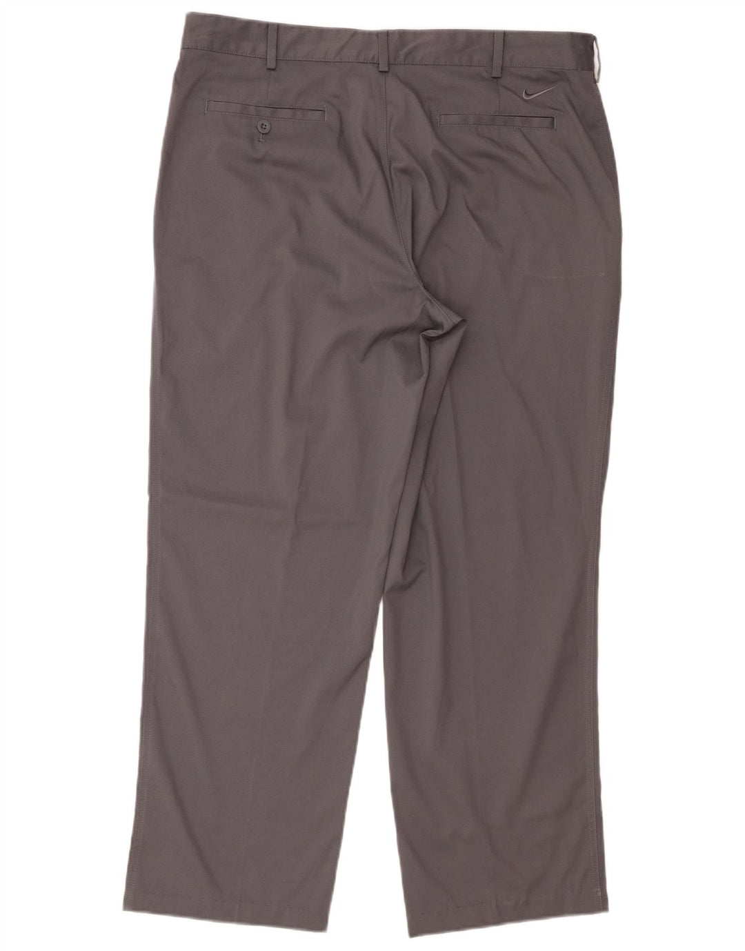 Мужские прямые брюки-чиносы Nike Dri Fit W36 L30, серый полиэстер