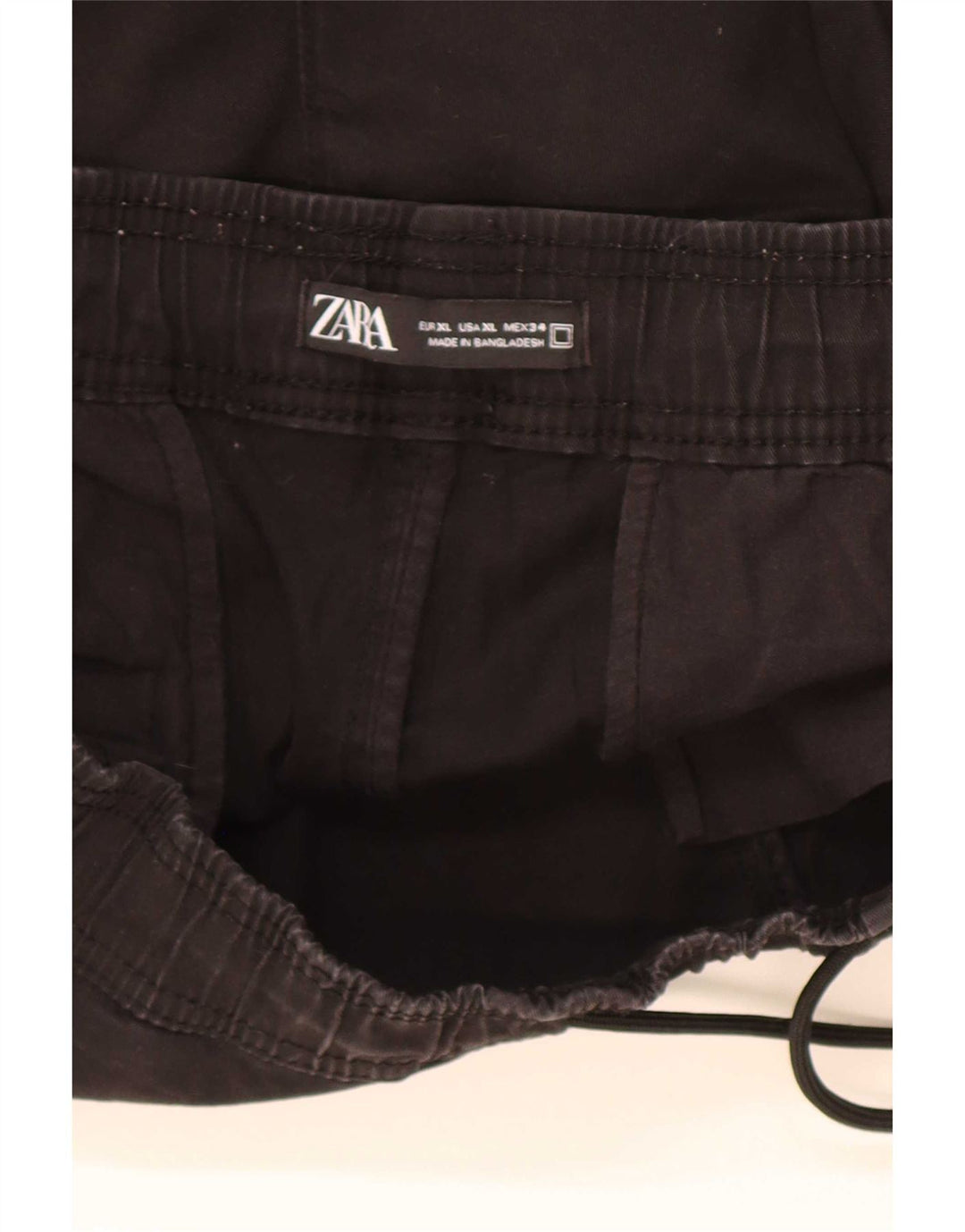 Мужские шорты чинос Zara XL W34, черный хлопок