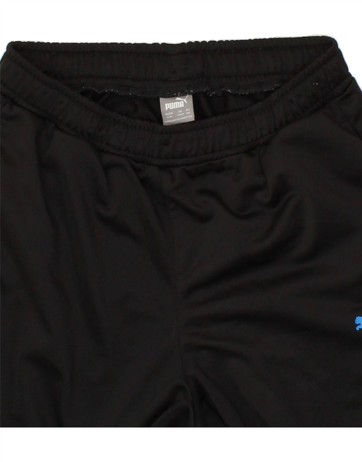 PUMA Boys Tracksuit Trousers 13-14 Years Black Vintage Puma and Second-Hand Puma from Messina Hembry 