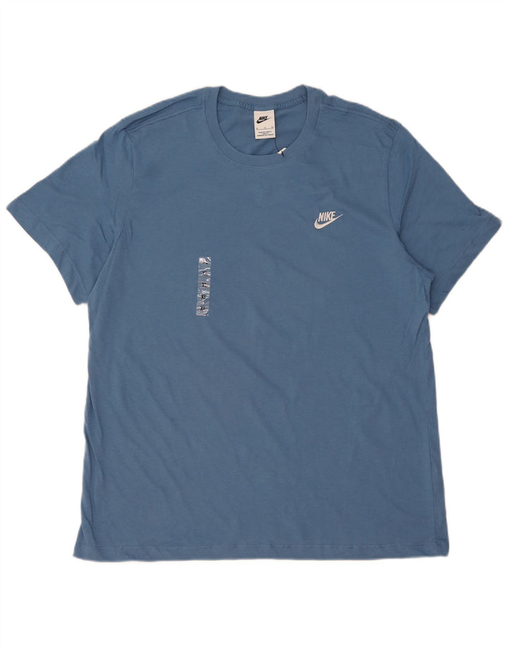 Мужская футболка Nike Top XL, синяя, хлопок