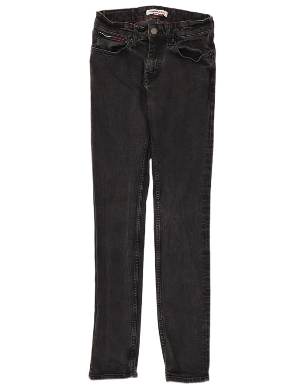 Женские узкие джинсы Tommy Hilfiger Scanton W28 L32 Серые хлопковые