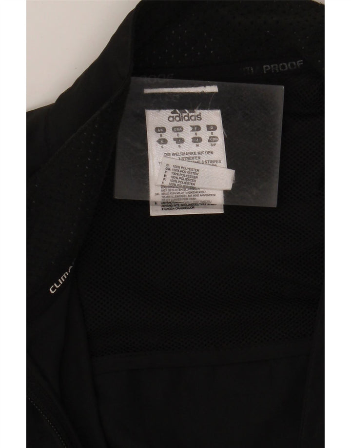 Мужская дождевик ADIDAS Climalite UK 36, маленький, черный, полиэстер