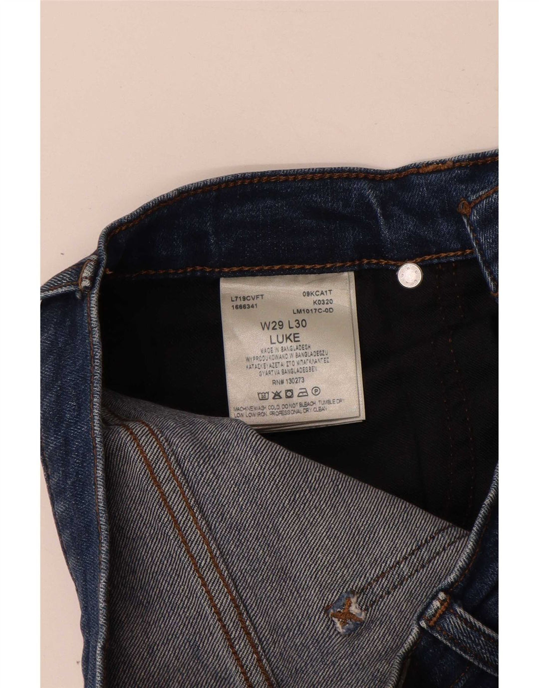 Женские джинсы Lee Luke Slim W29 L30, синий хлопок