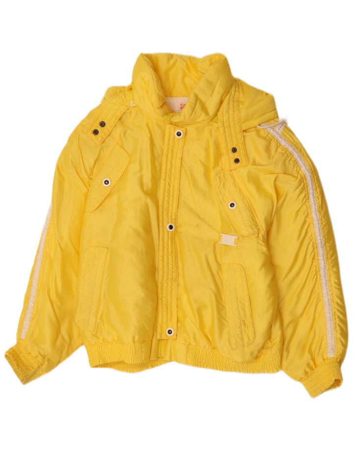 Женская лыжная куртка оверсайз с графическим рисунком Silvy IT 48 XL, желтый полиэстер