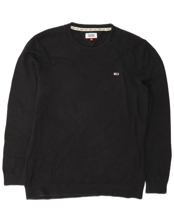 Мужской джемпер с круглым вырезом Tommy Hilfiger 2XL, темно-синий, хлопок