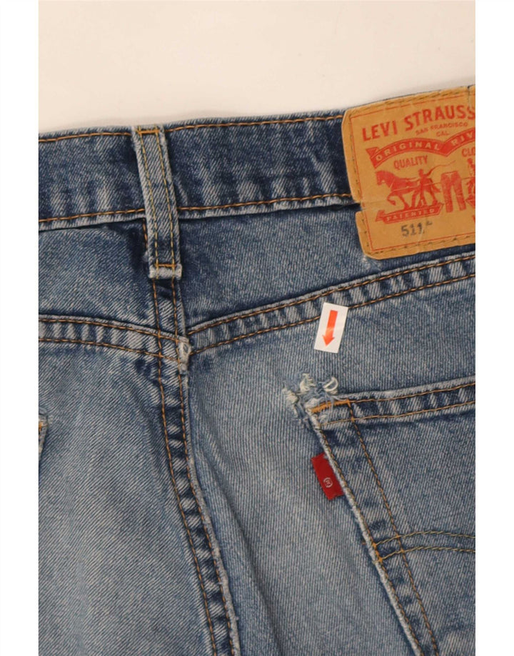 Женские джинсы Levi's Slim 511 W30 L32 синие, хлопок