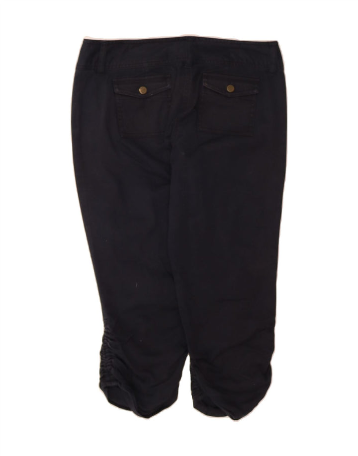 MICHAEL KORS Womens Straight Capri Trousers US 6 Medium W32 L20 Navy Blue Vintage Michael Kors and Second-Hand Michael Kors from Messina Hembry 