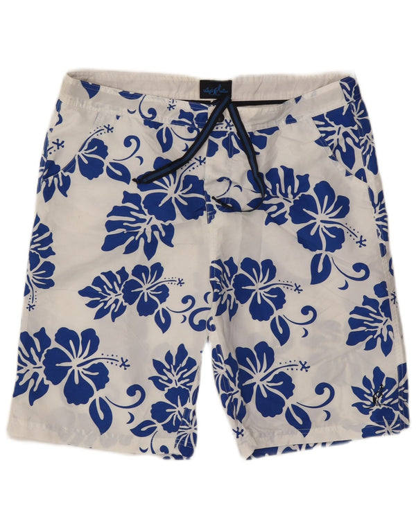 Мужской купальник с рисунком AUSTRALIAN L'ALPINA 2XL, белый с цветочным принтом в стиле вестерн