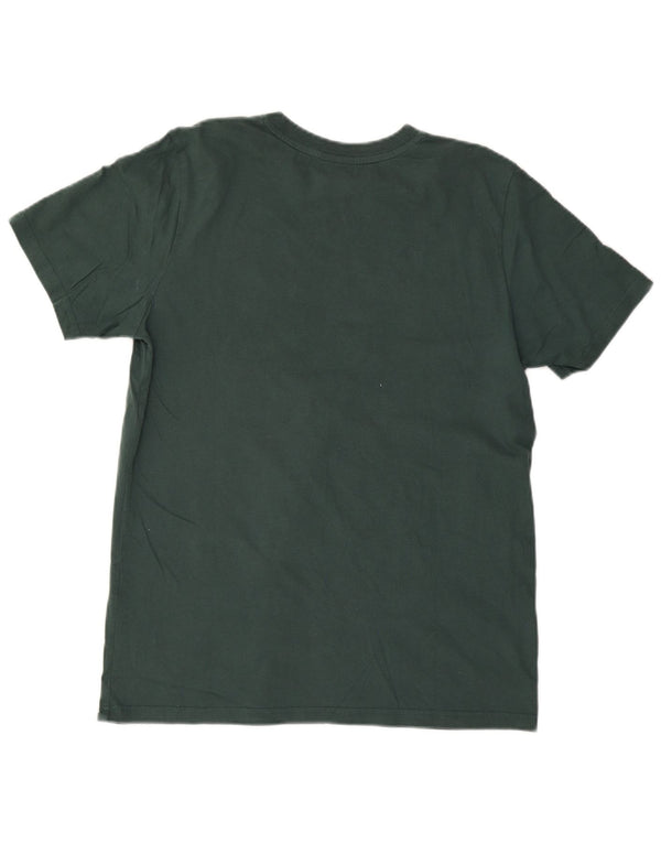 SUPERDRY Мужская винтажная футболка с рисунком, большой зеленый хлопок