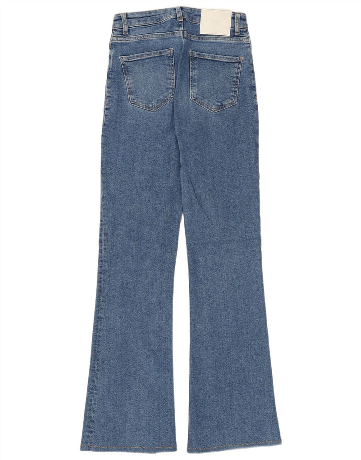 Женские расклешенные джинсы Zara EU 34 2XS W24 L31 синие