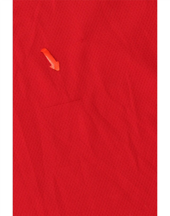 Мужская футболка Nike Dri Fit, большой красный полиэстер с цветными блоками