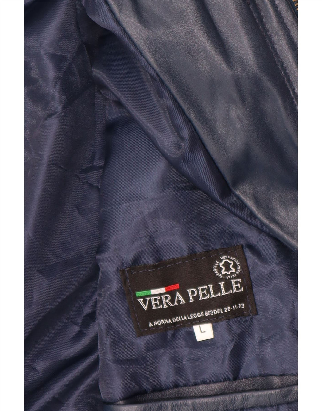 ВИНТАЖНАЯ женская кожаная куртка с капюшоном UK 14, большая темно-синяя кожаная