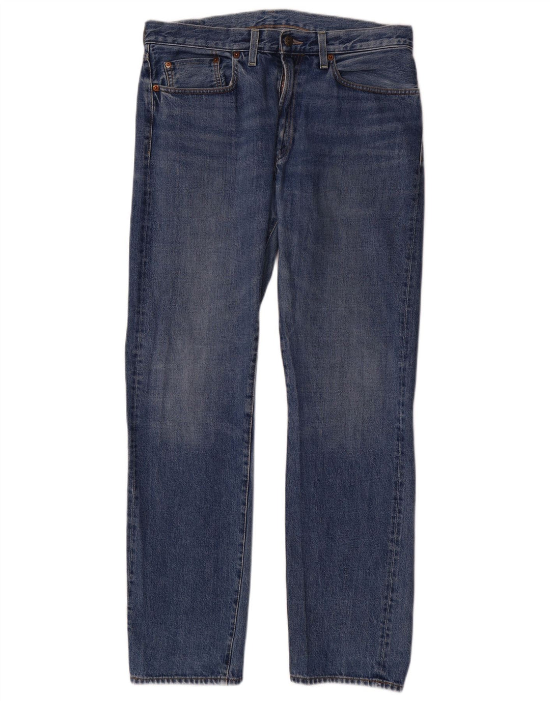 Мужские прямые джинсы Levi's W34 L32 синие, хлопок