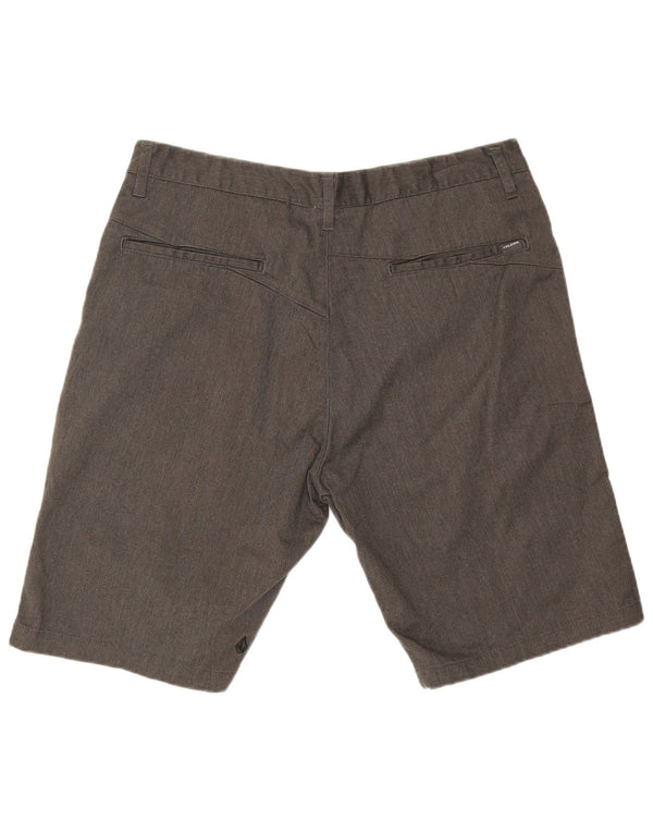 Мужские шорты чинос Volcom W36, большие серые, хлопок