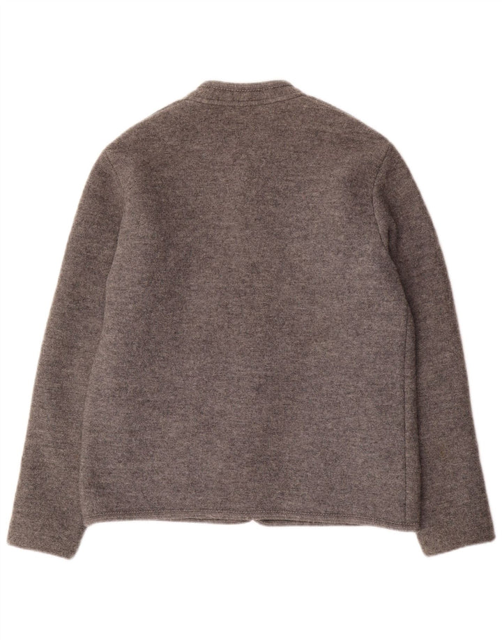 SCHEIBER Мужской кардиган-свитер IT 50 Medium Grey Wool