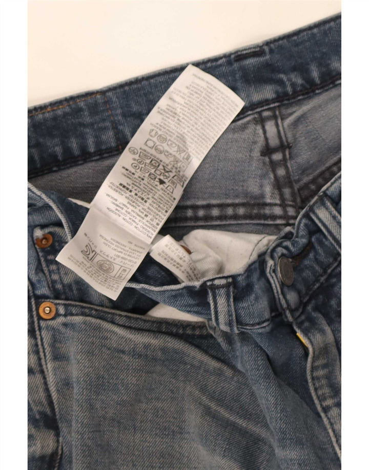 Мужские узкие джинсы Levi's W32 L32 синие, хлопок