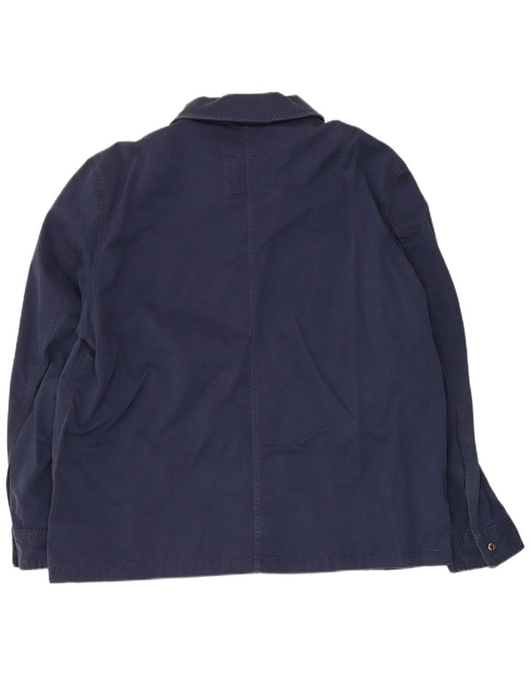 Мужская куртка Marks & Spencer UK 46 3XL темно-синяя, хлопок
