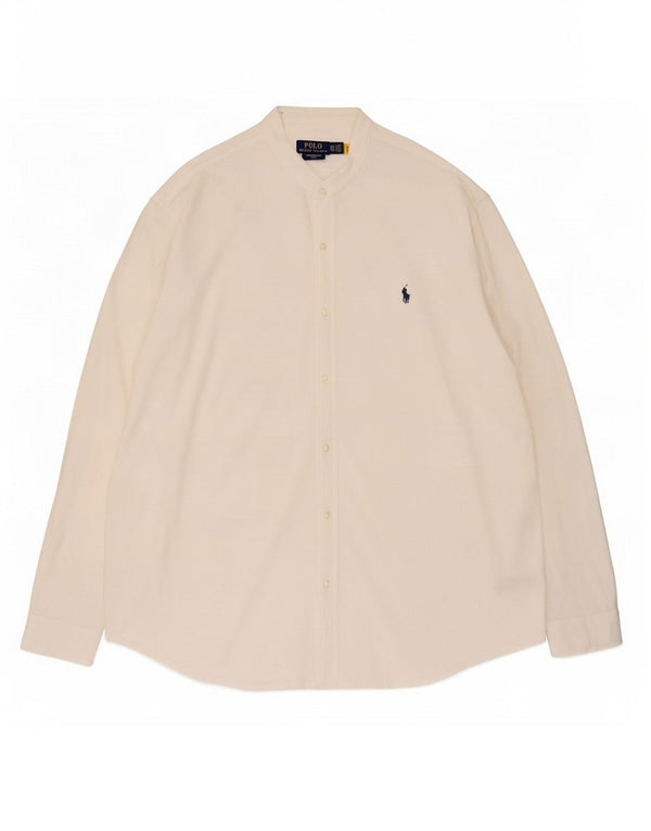 Мужская рубашка Polo Ralph Lauren 2XL, белый хлопок