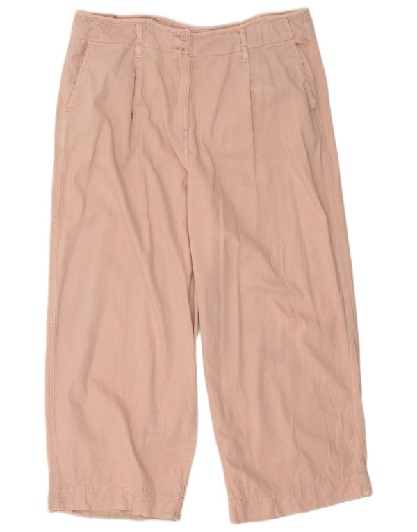 Женские брюки чинос Marks & Spencer, Великобритания 22 3XL W42 L28, розовый хлопок