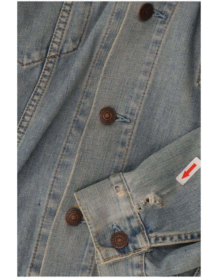 Мужская джинсовая куртка Levi's UK 40, большая синяя