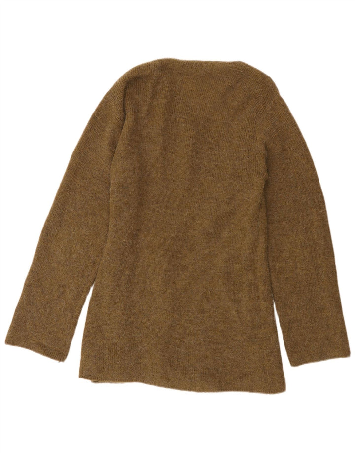 Женский кардиган с запахом Zara UK 10, маленький цвет хаки, полиамид