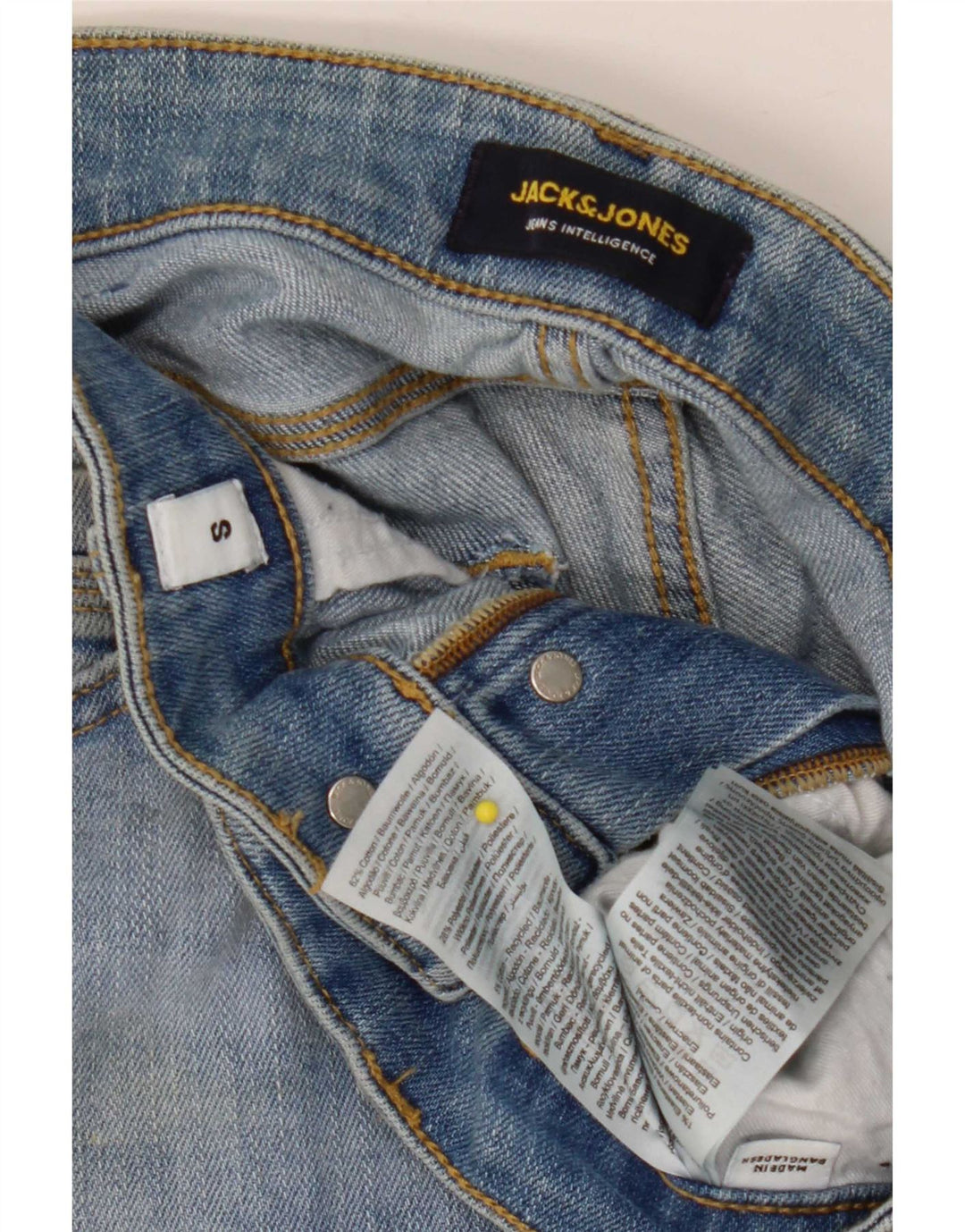 Мужские джинсовые шорты Jack & Jones, маленькие, синие, хлопок, W29