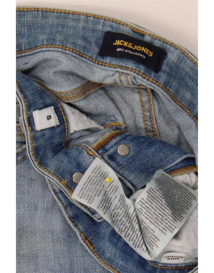 Мужские джинсовые шорты Jack & Jones, маленькие, синие, хлопок, W29