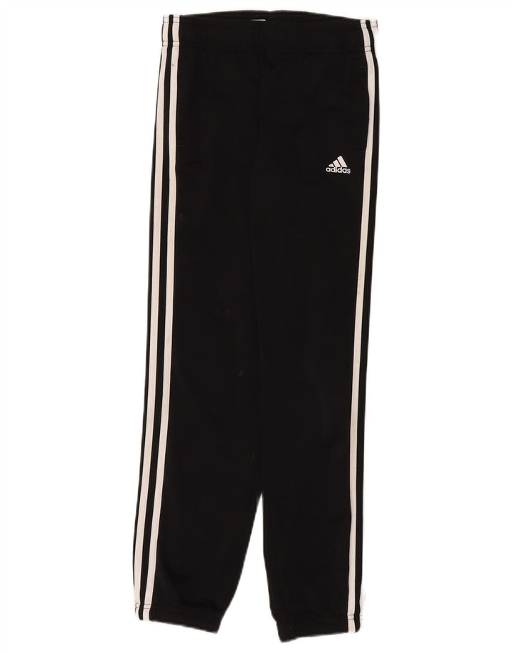Спортивный костюм Adidas для мальчиков, брюки для бега, 9–10 лет, черный полиэстер